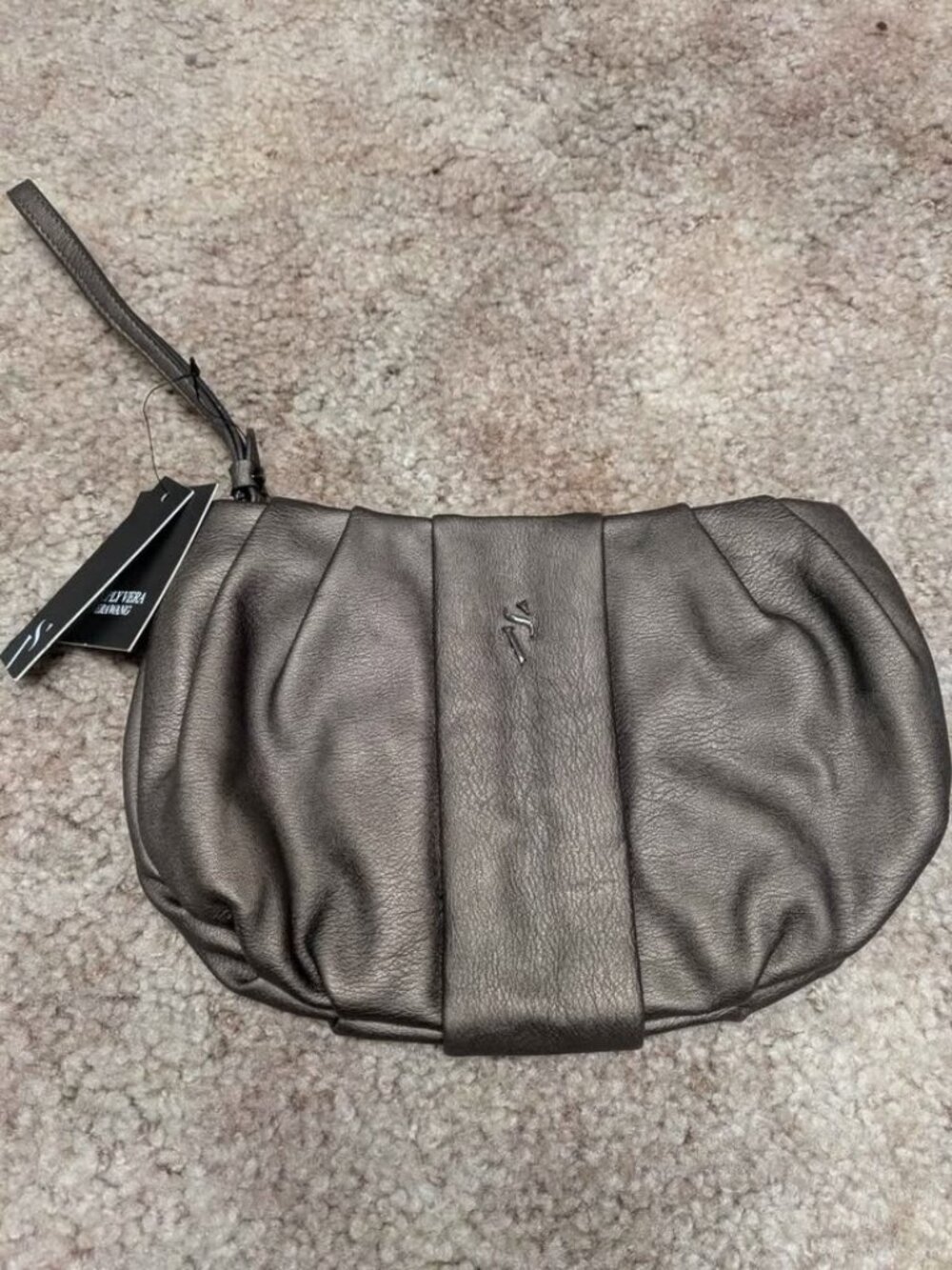 Simply Vera Vera Wang Bronze Wristlet Clutch